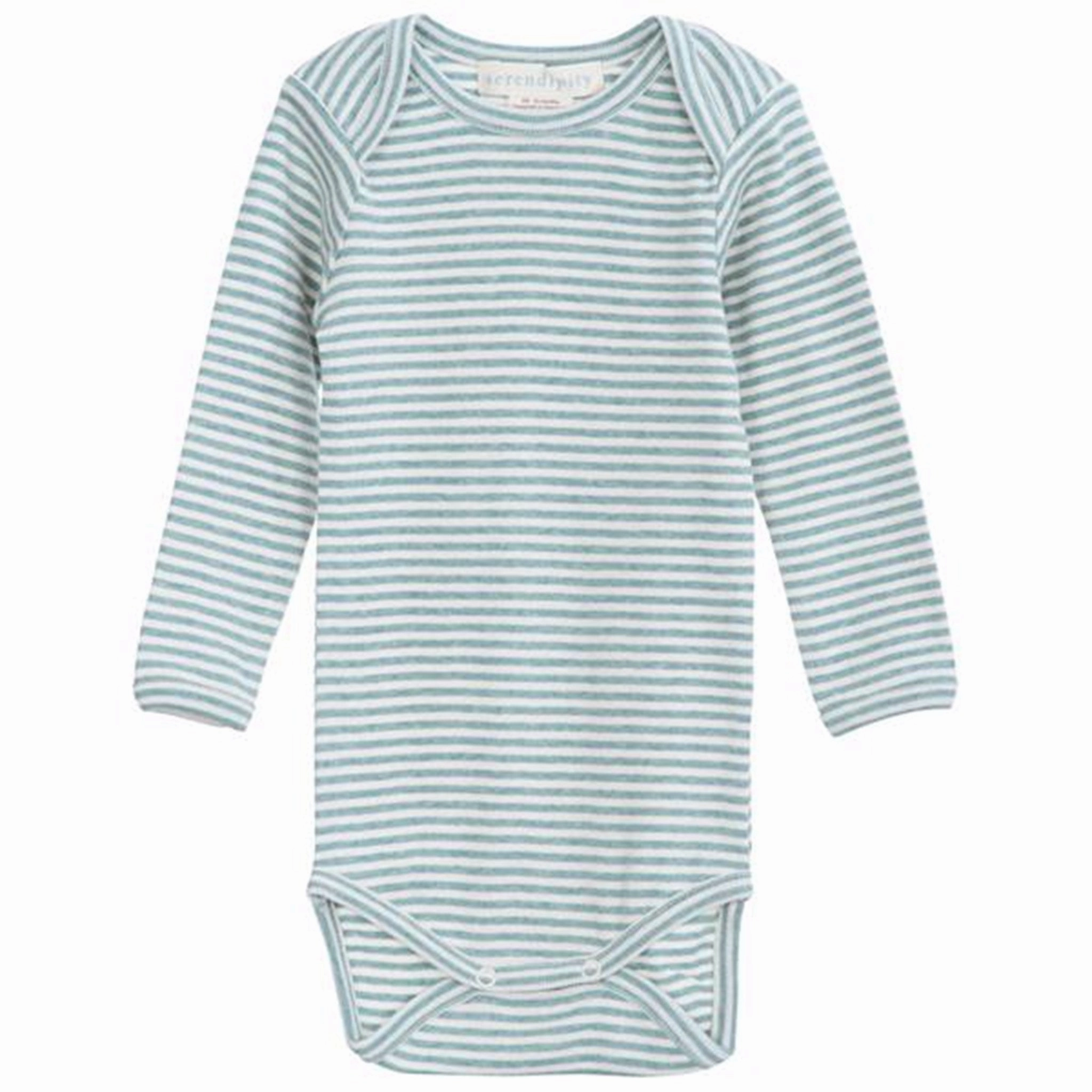 Serendipity Lake/Ecru Rib Stripe Body Luxe Trend