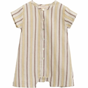 Serendipity Misty Stripes Baby Button Suit Respected Iconic Brand