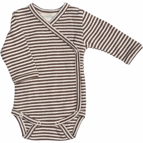 Serendipity Newborn Chestnut/Offwhite Wrap Body Precious Impeccable