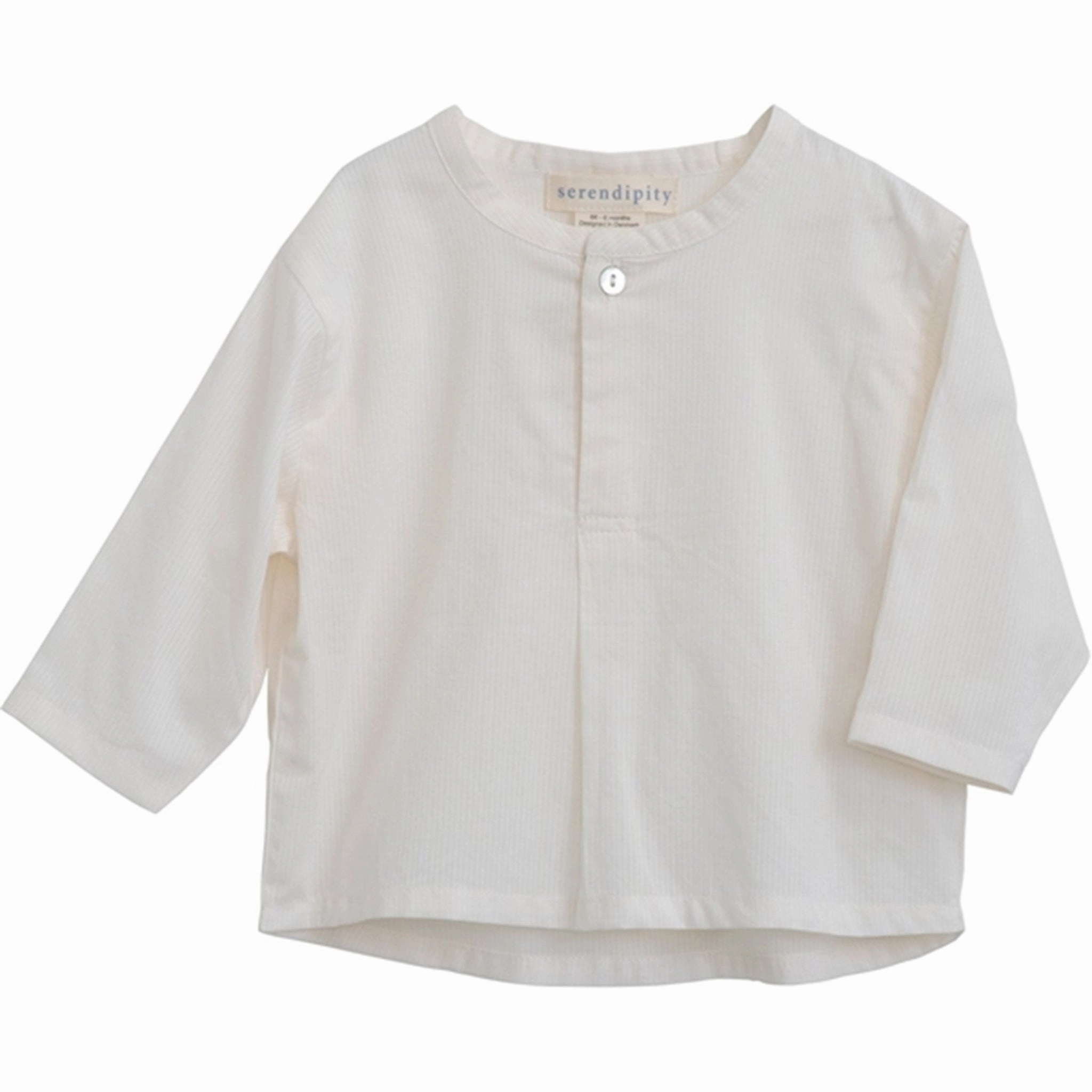 Retro Serendipity Offwhite Baby Loose Shirt Style