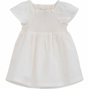 Serendipity Offwhite Baby Smock Dress Valuable Global