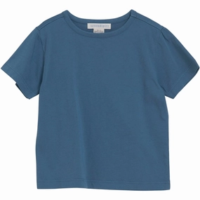 Serendipity Pale Blue Jersey T-shirt Futuristic Sophisticated
