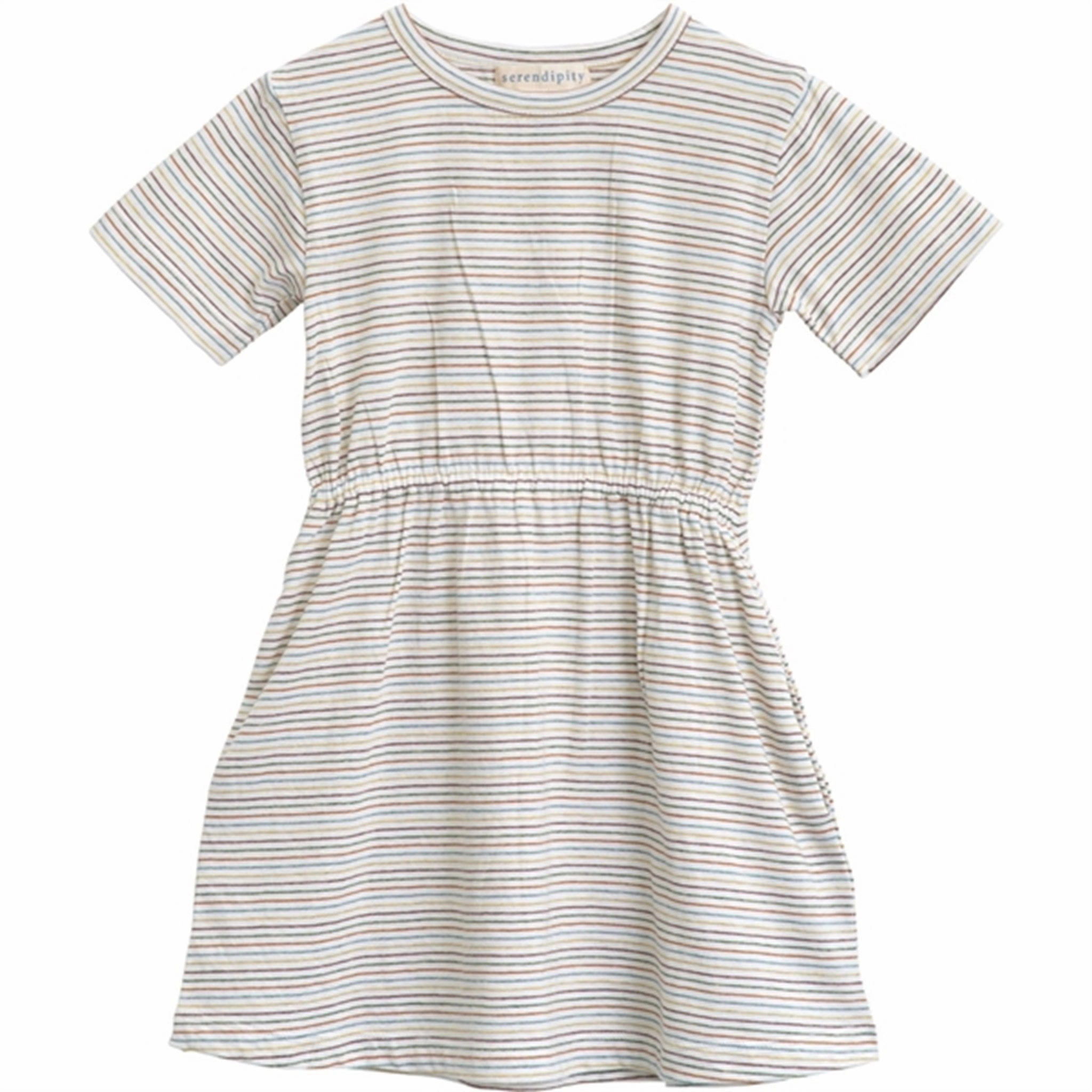 Serendipity Rainbow Stripe Jersey Dress Superior Prestige