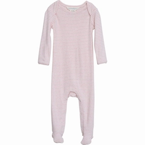 Serendipity Rosebud/Offwhite Baby Onesie Stripe Visionary Trailblazer