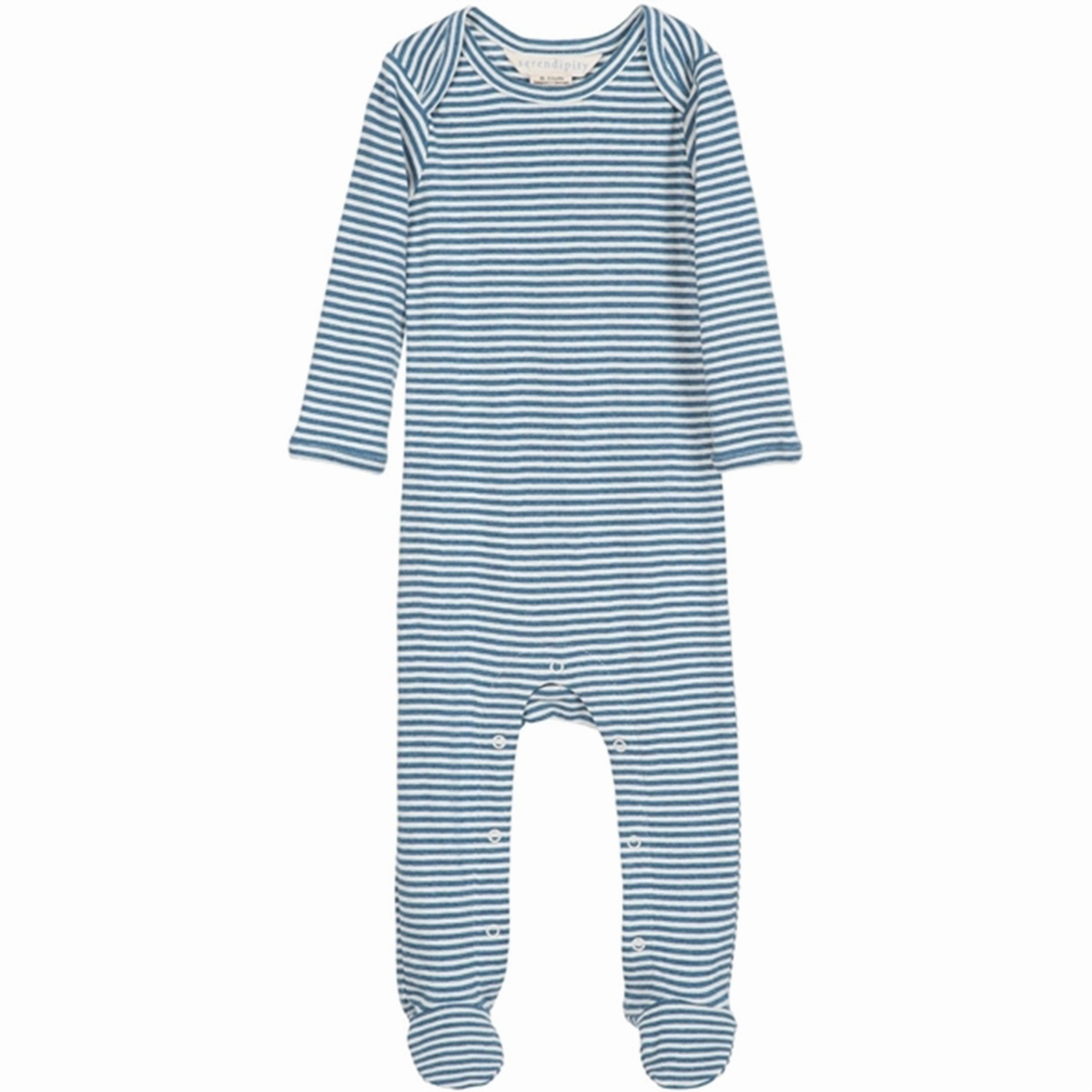 Serendipity Sky/Offwhite Baby Suit Stripe Style Signature