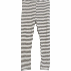 Serendipity Taupe/Offwhite Leggings Stripe Design Signature