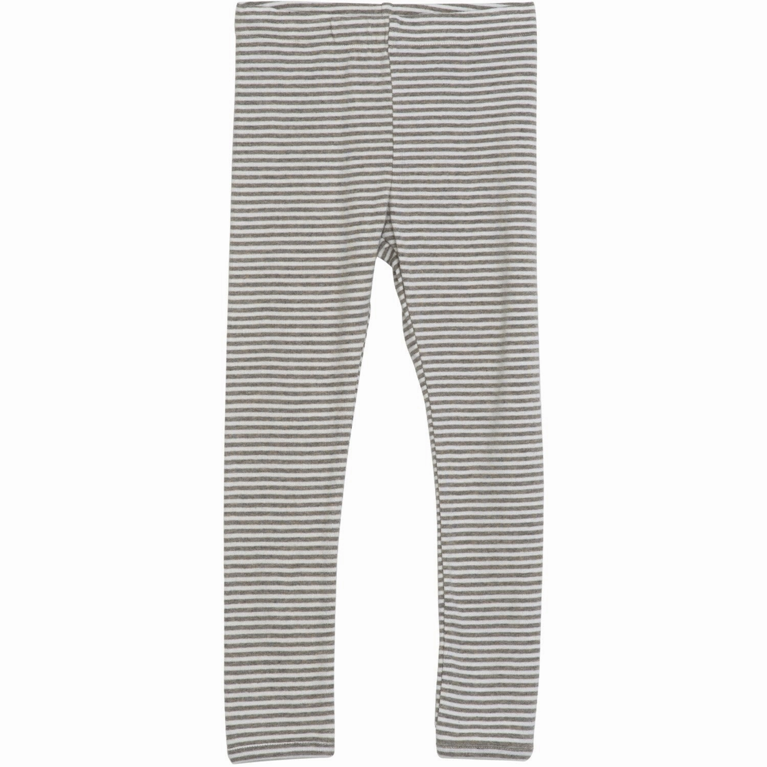 Serendipity Taupe/Offwhite Leggings Stripe Design Signature