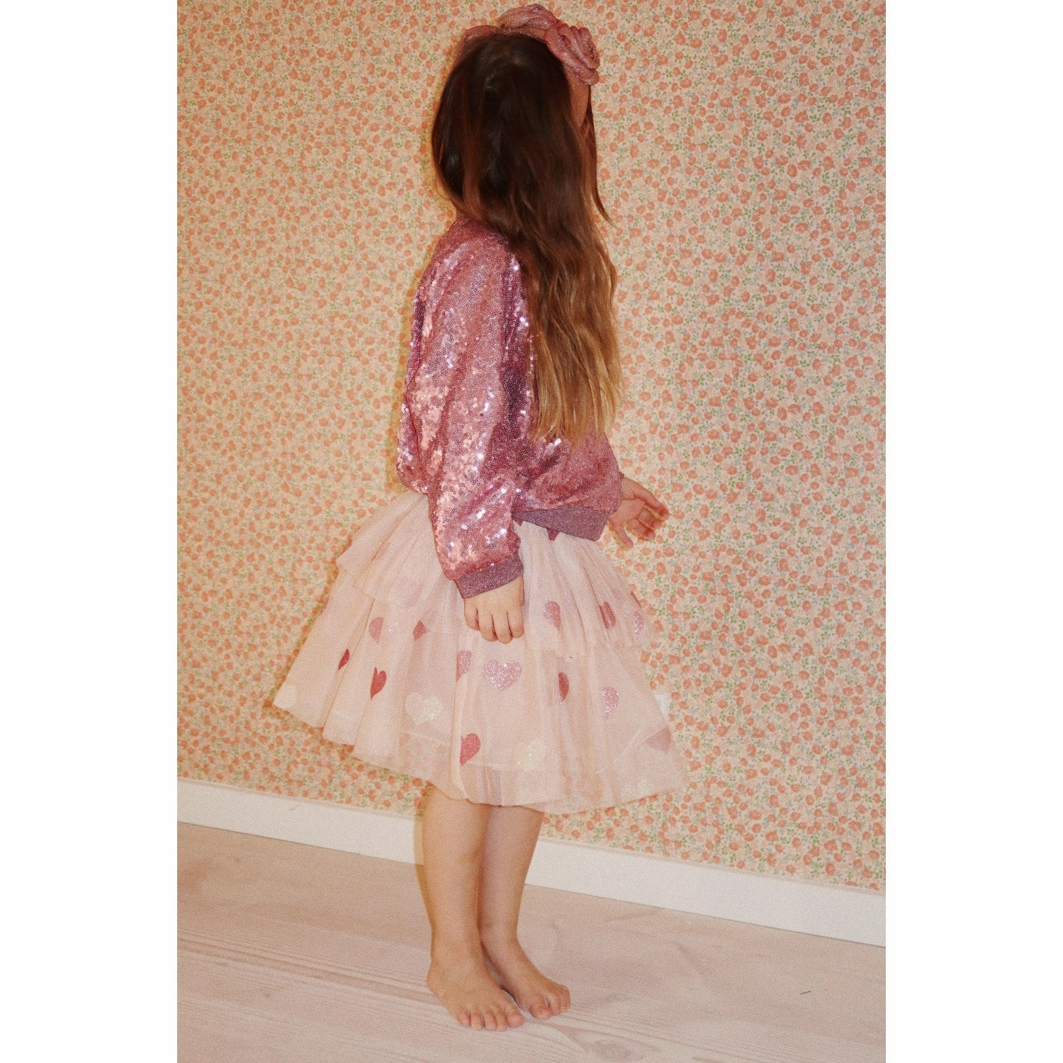 Signature Konges Sljd Heart Rose Glitter Tullie Skirt