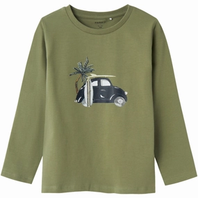Signature Name It Oil Green Hartvig T-Shirt Original