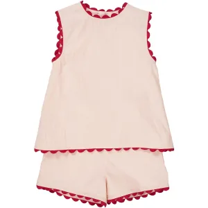 Silk COPENHAGEN COLORS Dusty Rose Comb. Poplin Deco Summer Set Iconic