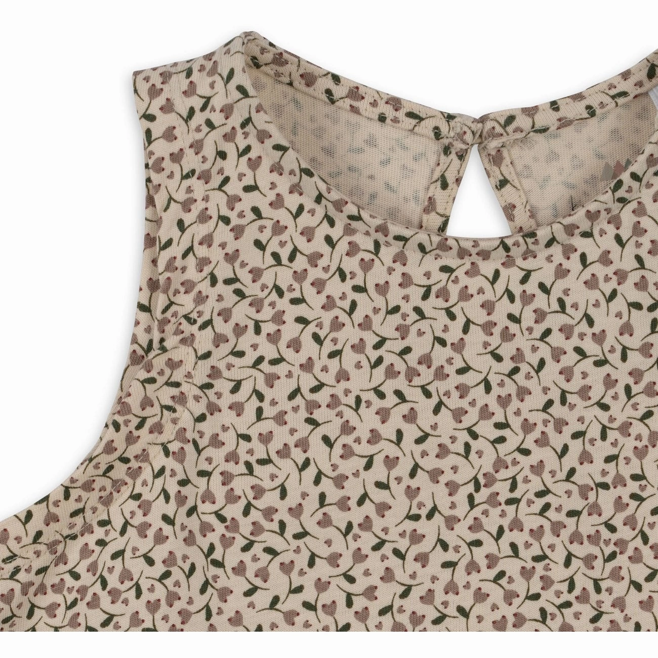 Silk Konges Sljd Milk Tank Lin Dress