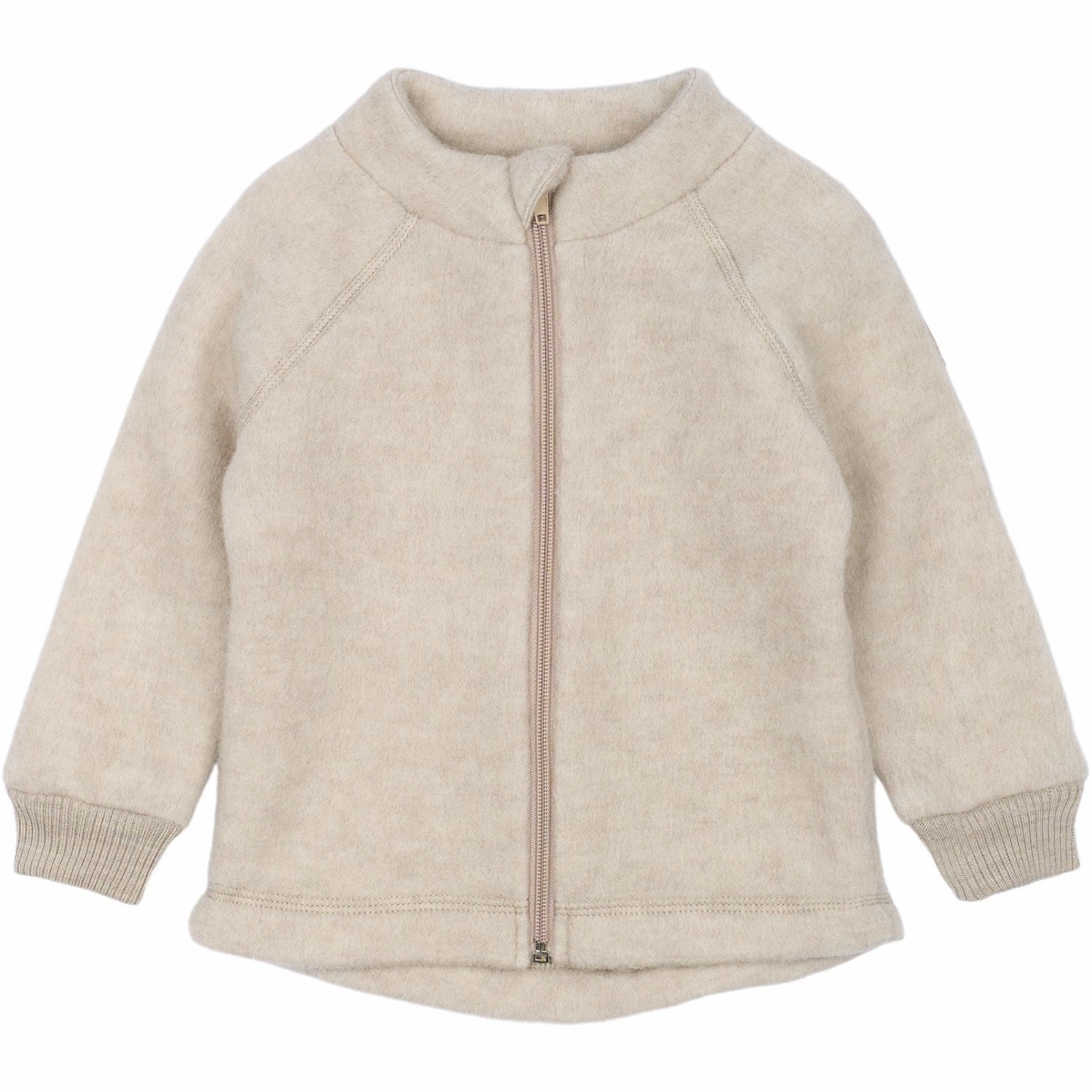Silk Mikk-Line Melange Offwhite Wool Jacket Knit