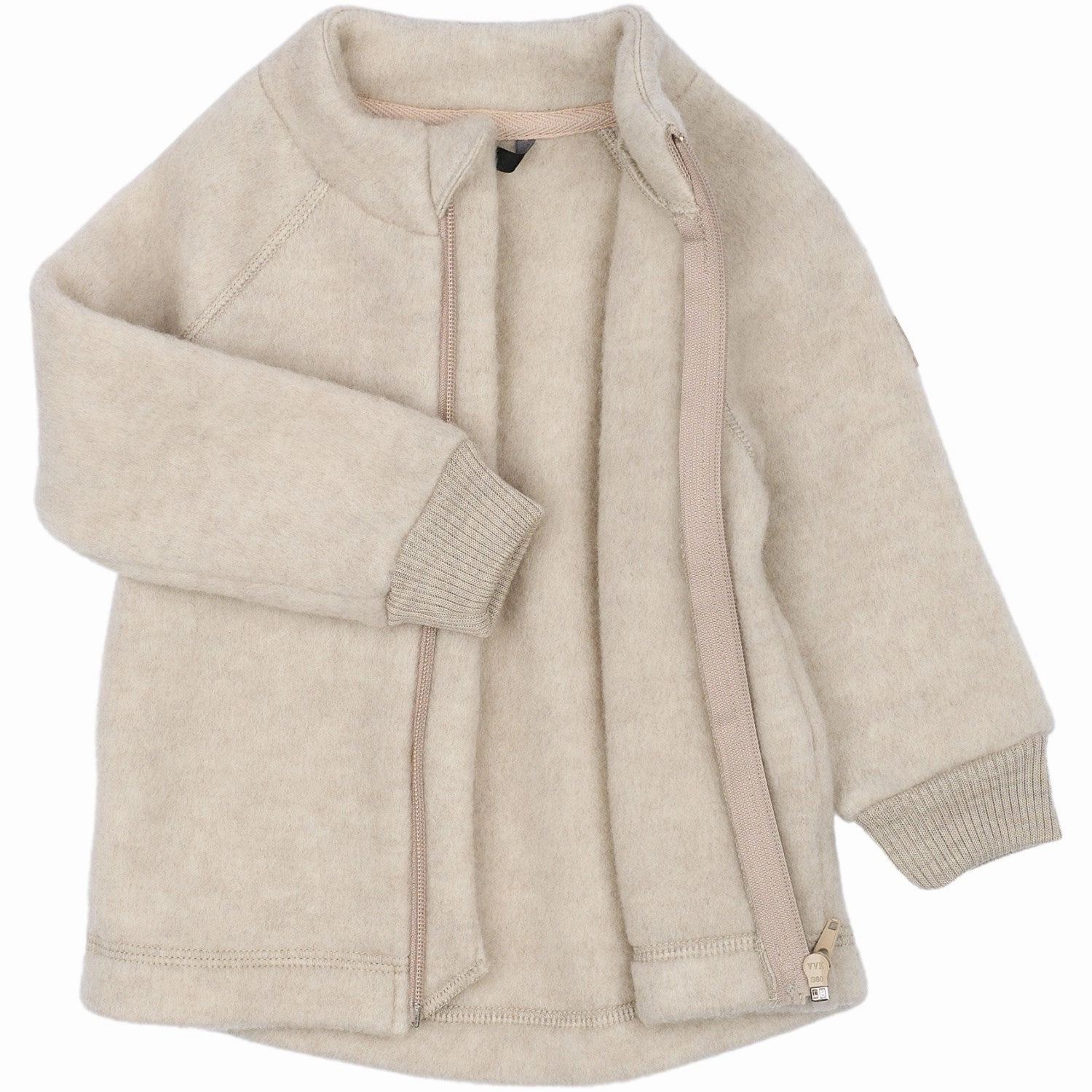 Silk Mikk-Line Melange Offwhite Wool Jacket