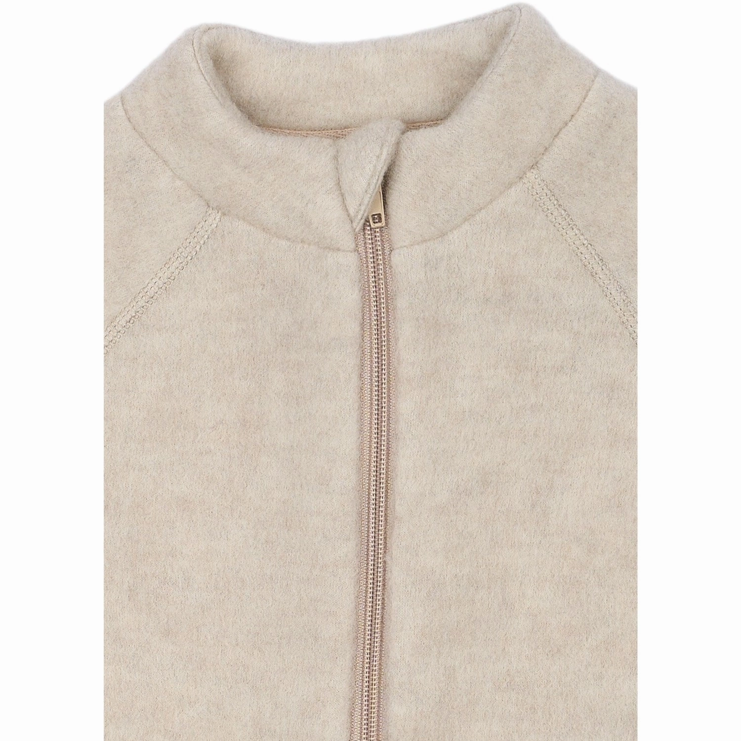 Silk Mikk-Line Melange Offwhite Wool Jacket