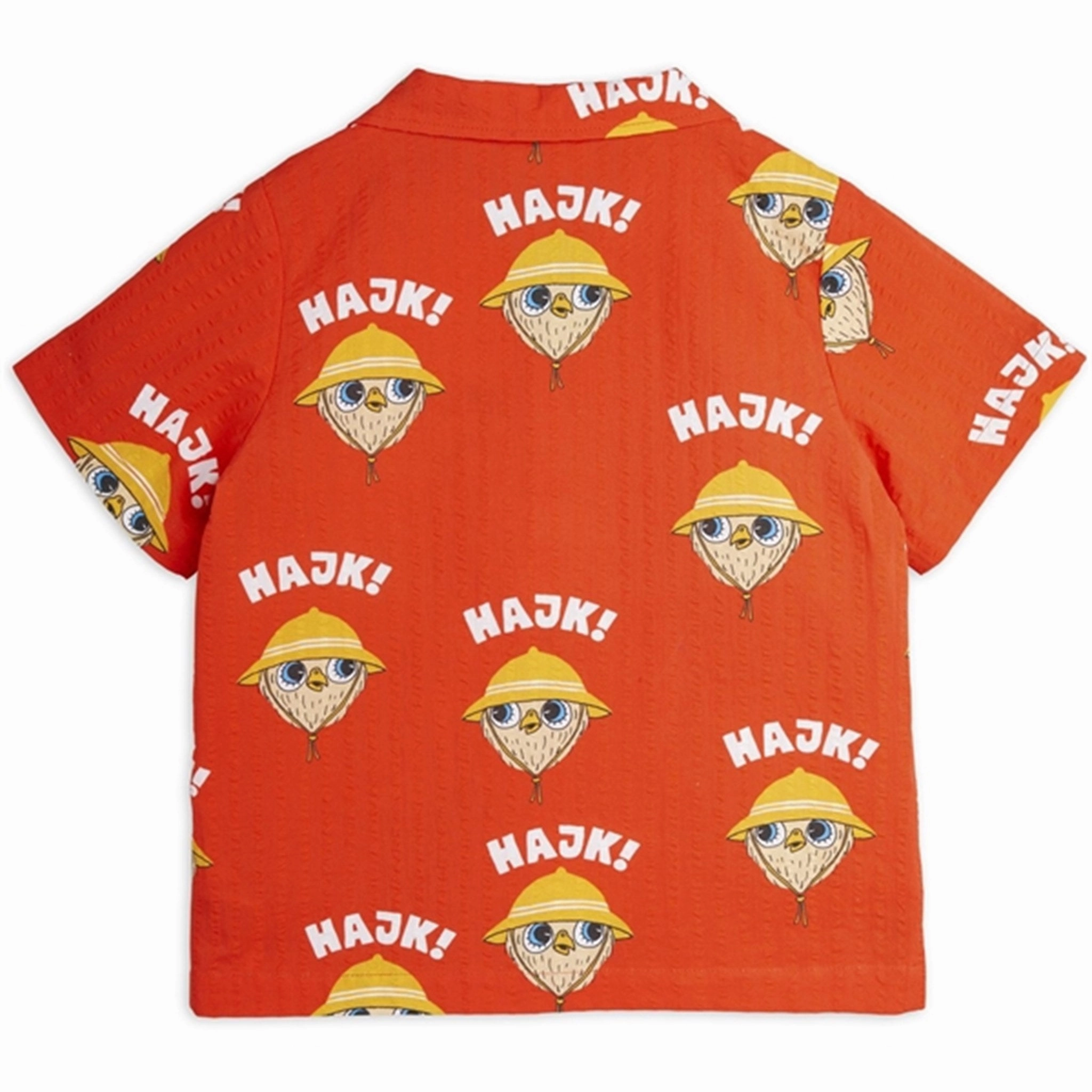 Silk Mini Rodini Red Hike Aop Woven T-Shirt