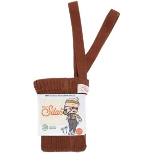 Silly Silas Hippy Footless Tights Cinnamon Refined Stylish