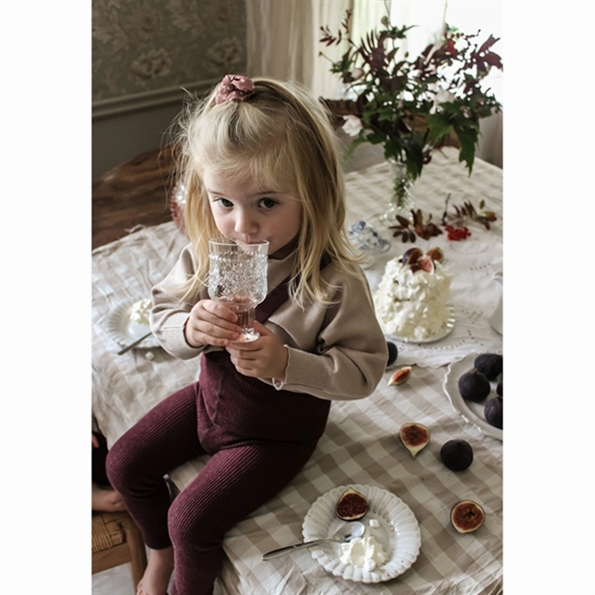 Silly Silas Footless Tights Fig Zipper