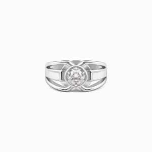 Silver Fashionable Ring For Him