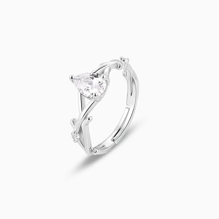 Silver Lost in Love Ring