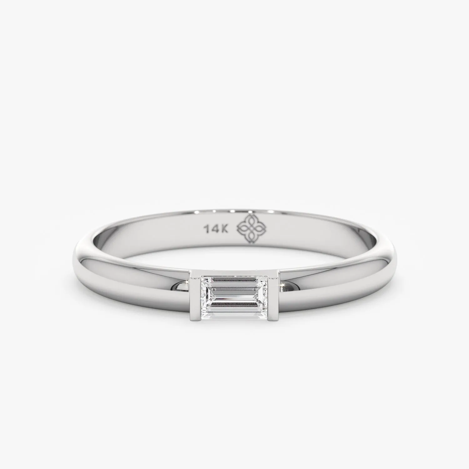 Single Baguette Diamond Ring, Annie