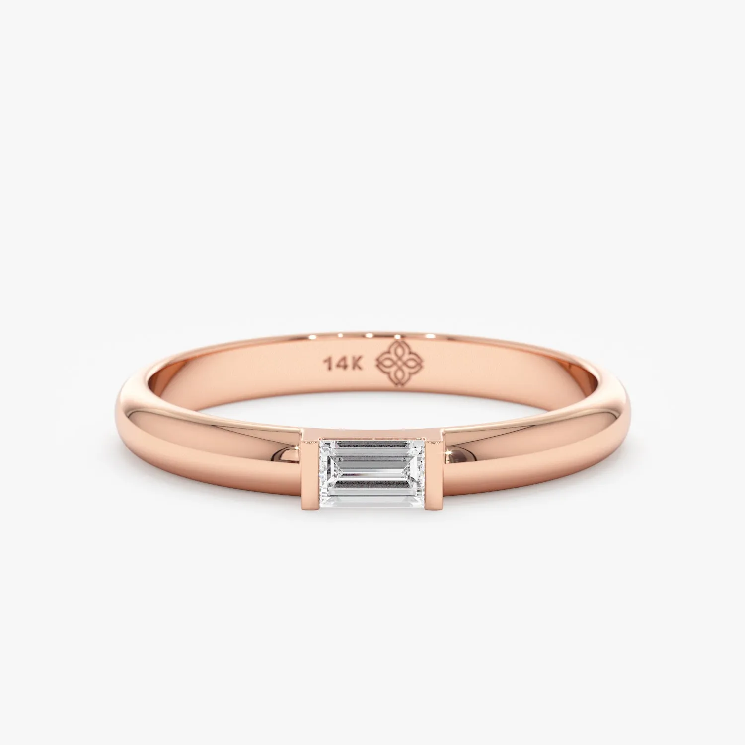 Single Baguette Diamond Ring, Annie