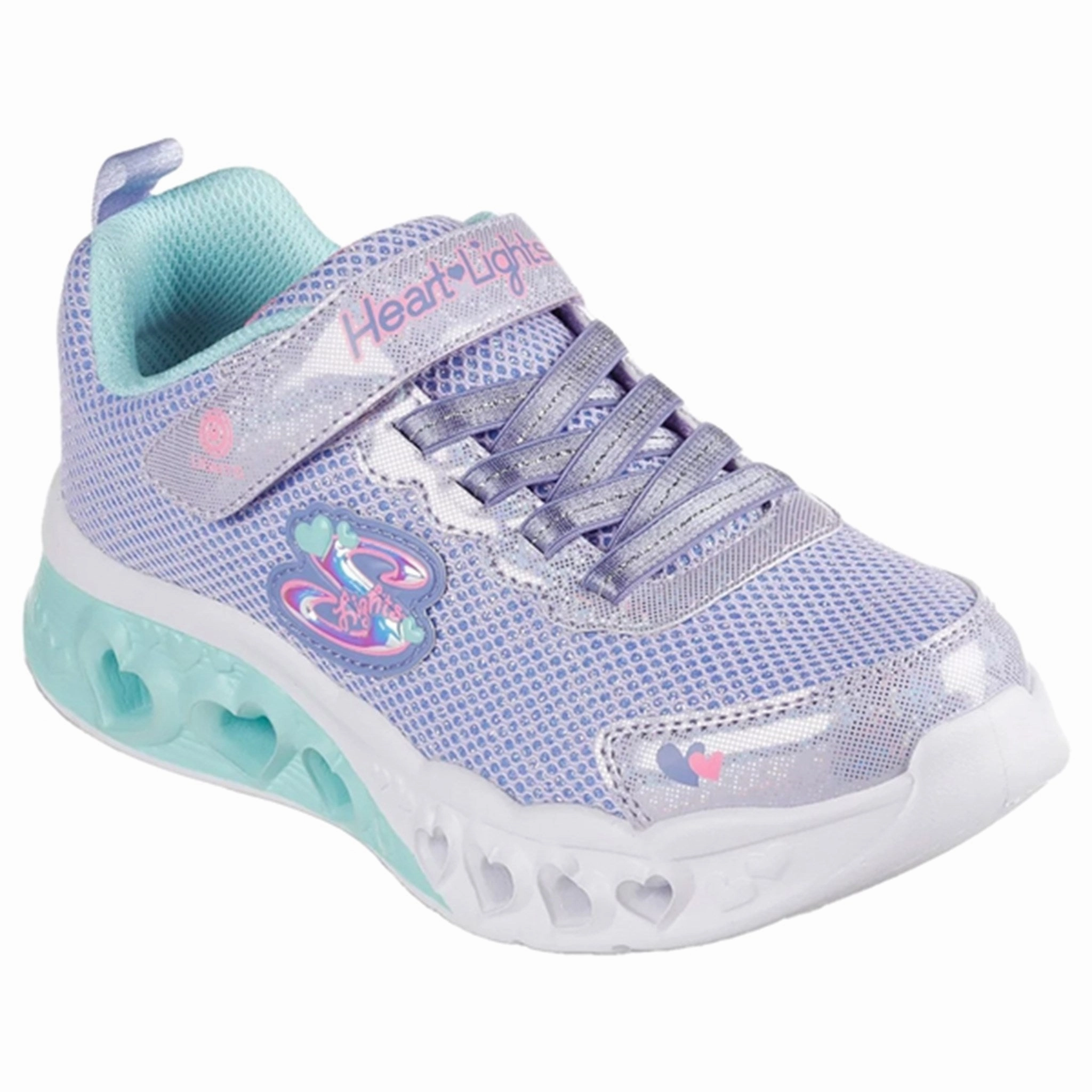 Skechers Flutter Heart Lights Sneakers Lavender Multicolor Premium Quality Coveted
