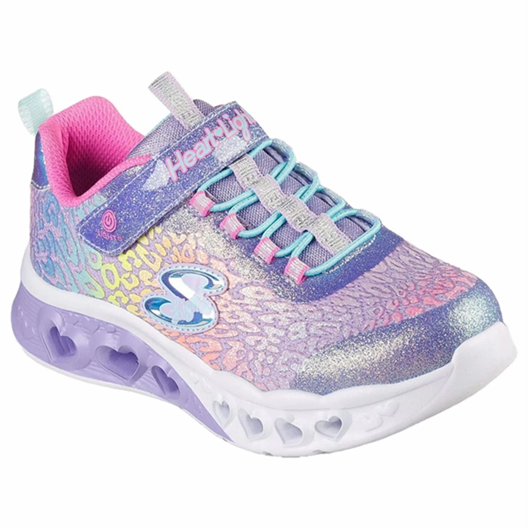 Skechers Flutter Heart Lights Sneakers Love Wild Lavender Multicolor Desirable Distinctive