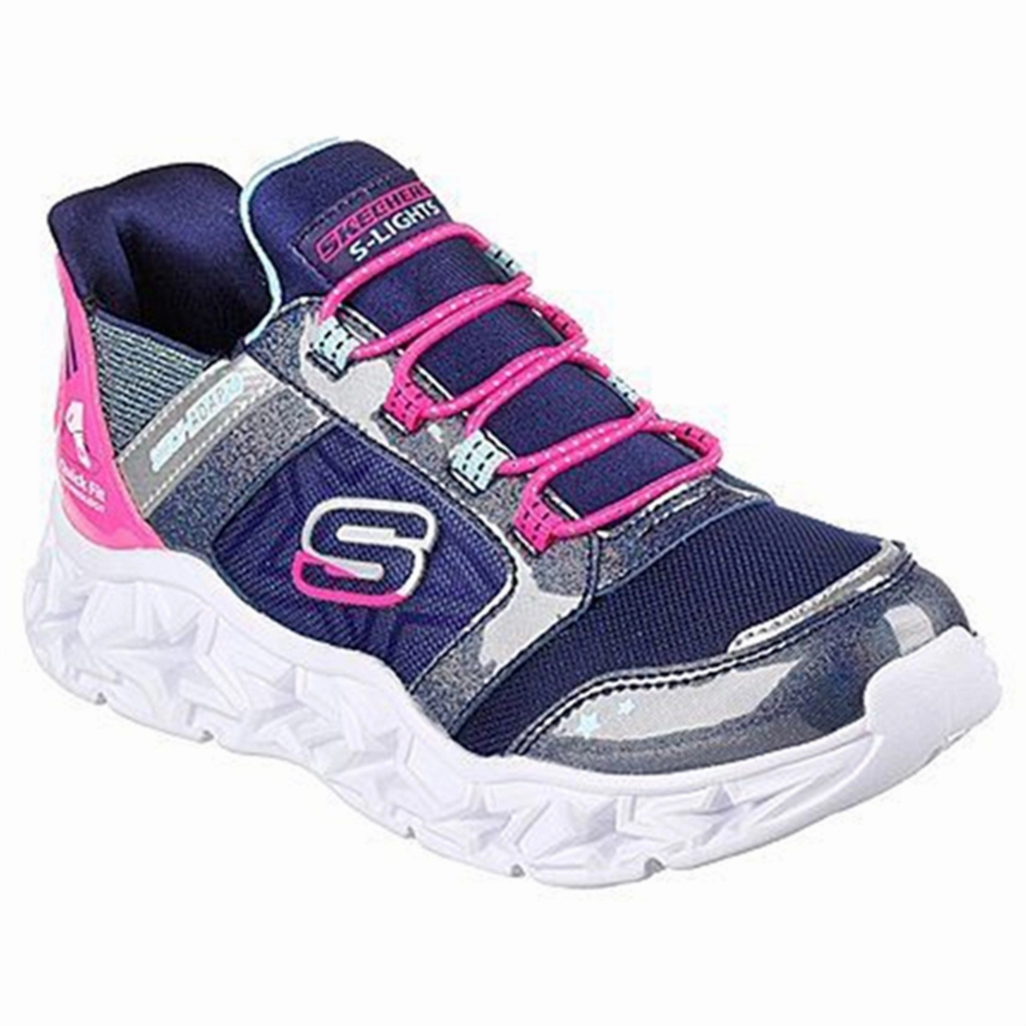 Premium Skechers Galaxy Lights Sneakers Navy Multicolor Treasure