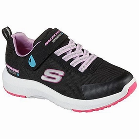 Skechers Girls Dynamic Tread Misty Magic Waterproof Black Lavender Lavish Ethereal