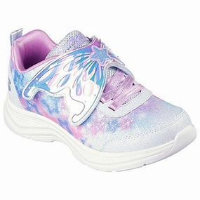Skechers Glimmer Kichs Fairy Chaser Light Sneakers Light Blue Lavender Acclaimed Sumptuous