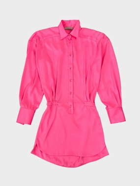 skechers new arrivals for men zara new arrivals Vestito Camicia Hot Pink new arrival dress for women