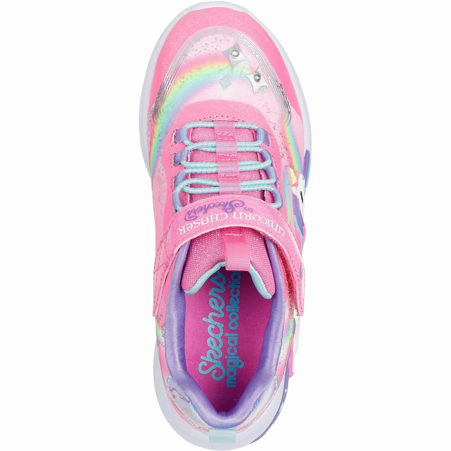 Skechers Pink Unicorn Chaser Boots