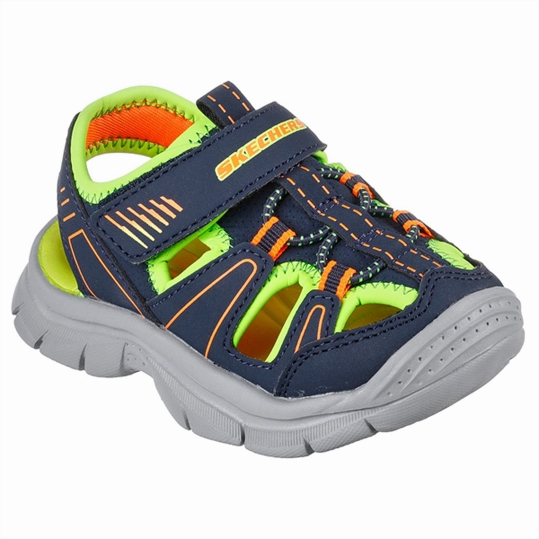 Skechers Relix Lightweight River Sandal Navy Lime Avant-garde Perfection