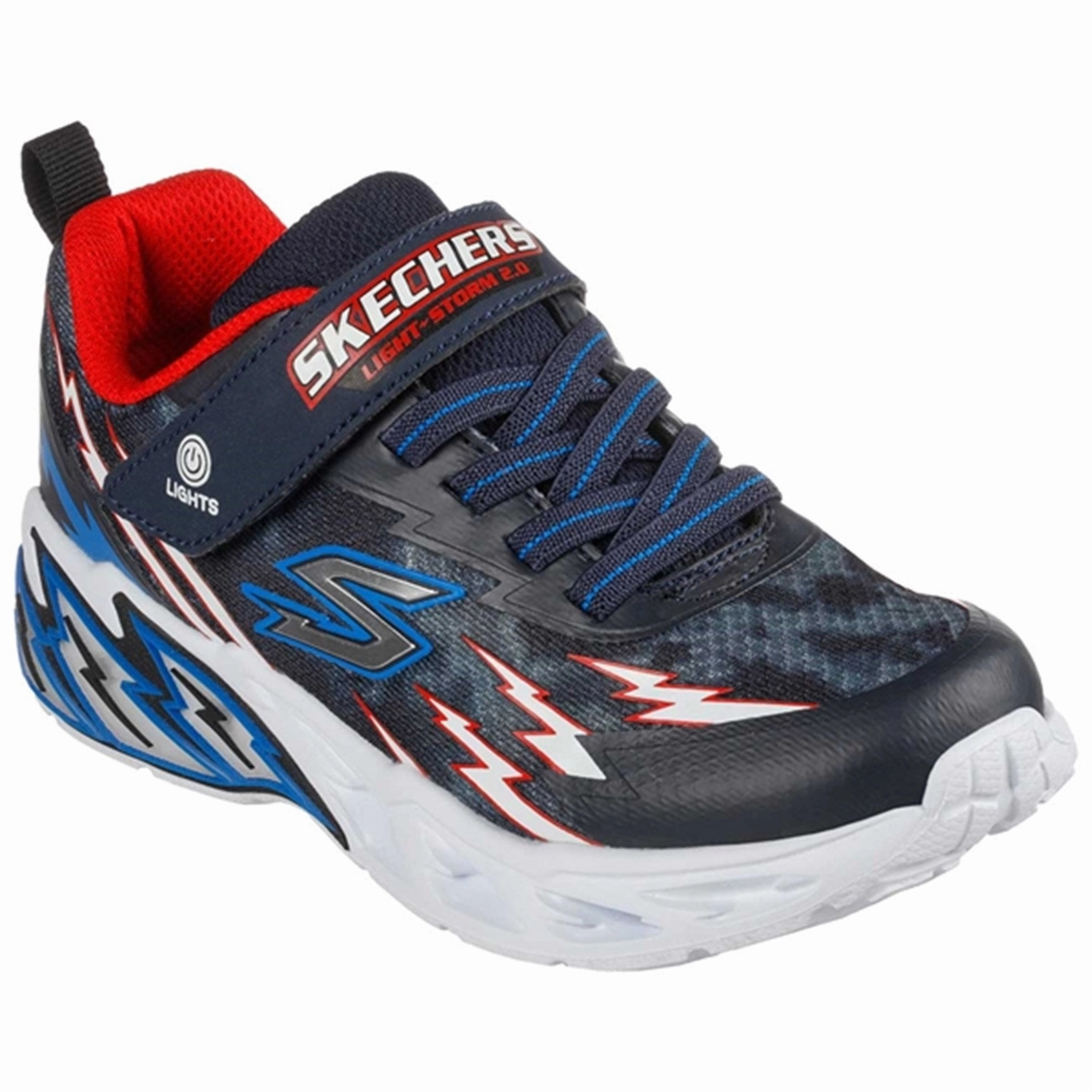 Skechers S-Lights Sneakers Light Storm 2.0 Navy/Red Fashion Majestic