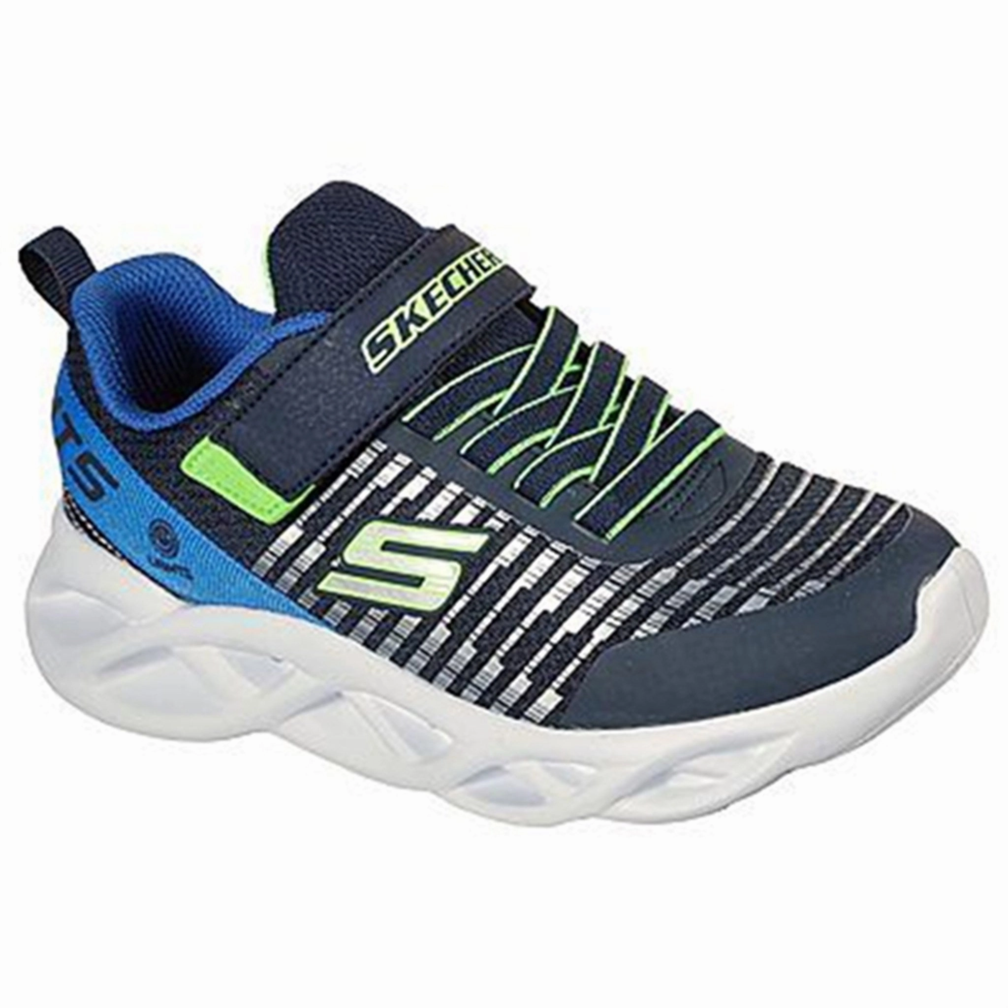 Elegance Skechers S-Lights Twisty Brights Navy Blue Elegant
