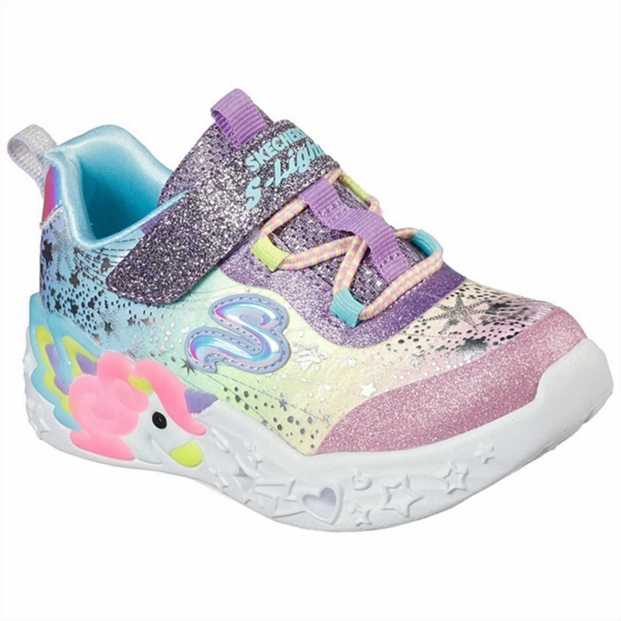 Skechers S-Lights Unicorn Charmer Sneakers Purple Multi Worldwide Sought-after