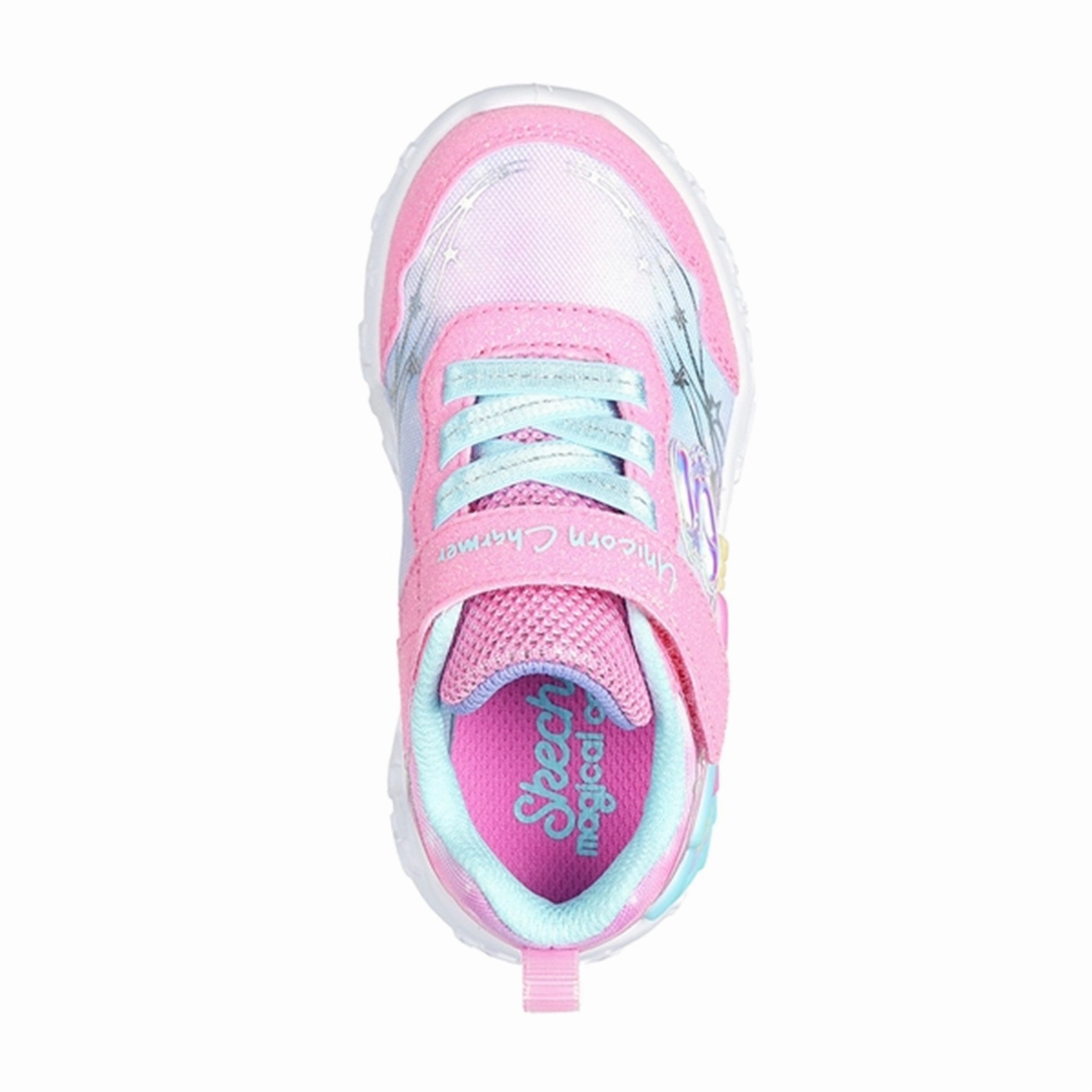 Skechers Unicorn Dreams Ombre Print & Star Shoe Pink Turquoise Unisex shoes