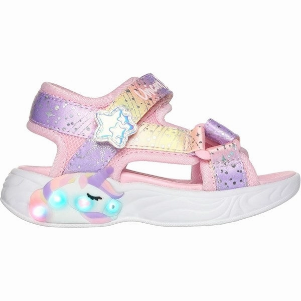 Skechers Unicorn Dreams Sandal Light Pink Multi Men's shoes