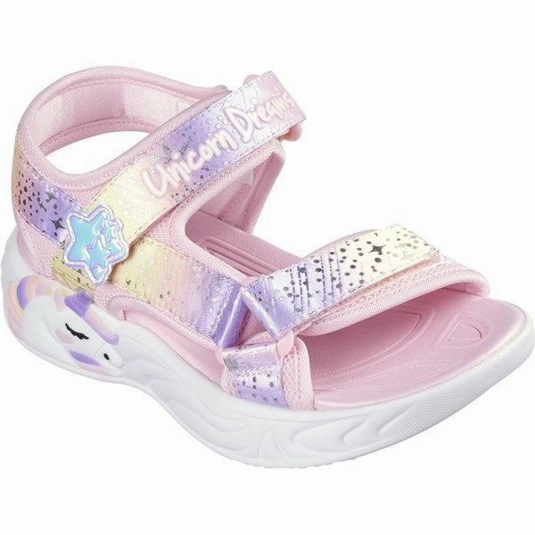 Elegant Skechers Unicorn Dreams Sandal Light Pink Multi Innovator