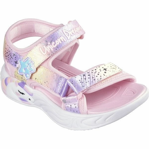 Skechers Unicorn Dreams Sandal Light Pink Multi Quality Premium Quality