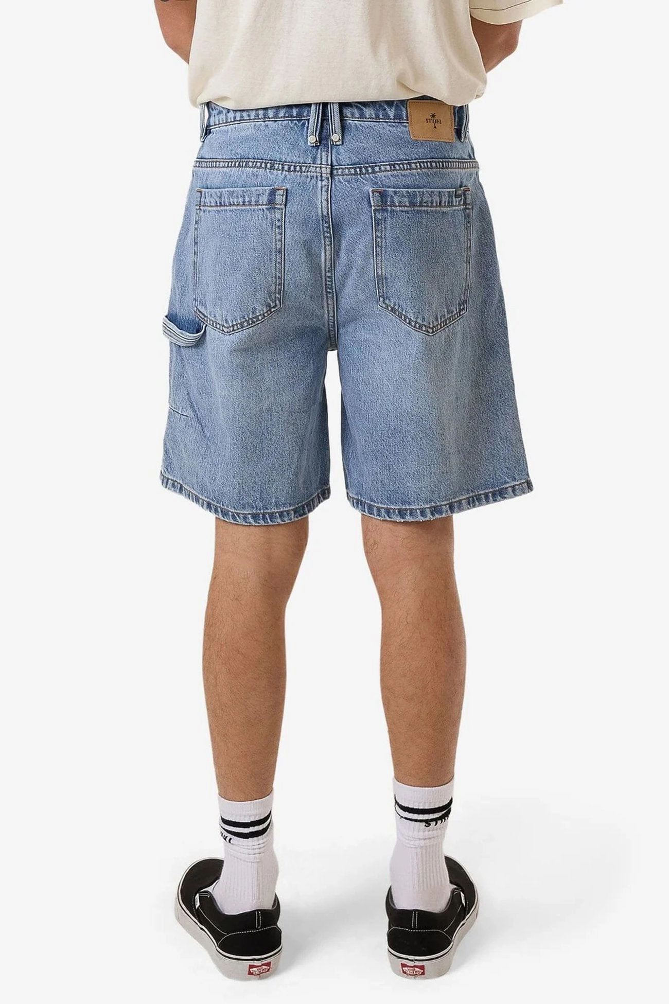 Slacker Denim Short Tempest Blue sale heels