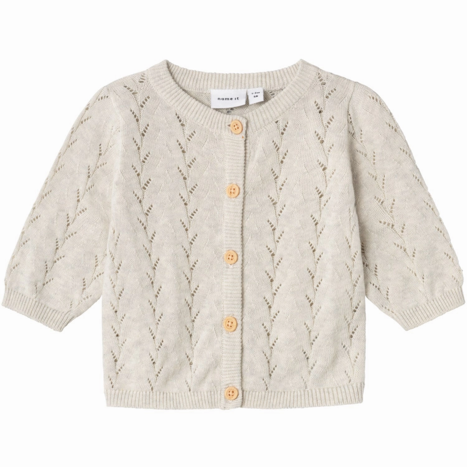 Sleek Name It Peyote Melange Banni Knit Cardigan Noos Design