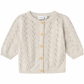 Sleek Name It Peyote Melange Banni Knit Cardigan Noos Design