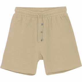 Slim Huttelihut Irish Cream Shorts Muslin Silk
