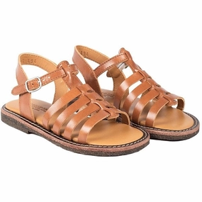 Slip-on Angulus Sandals Cognac Classic shoes
