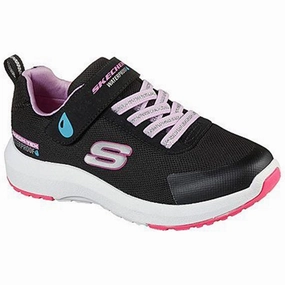 Slip-on Skechers Girls Dynamic Tread Misty Magic Waterproof Black Lavender Winter shoes