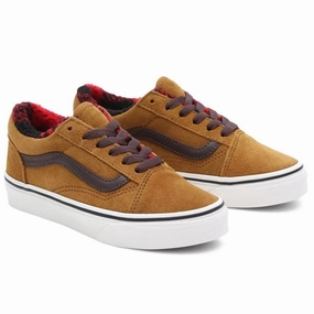 Slip-on VANS Uy Old Skool Cozy Hug Golden Brown Sneakers Premium shoes