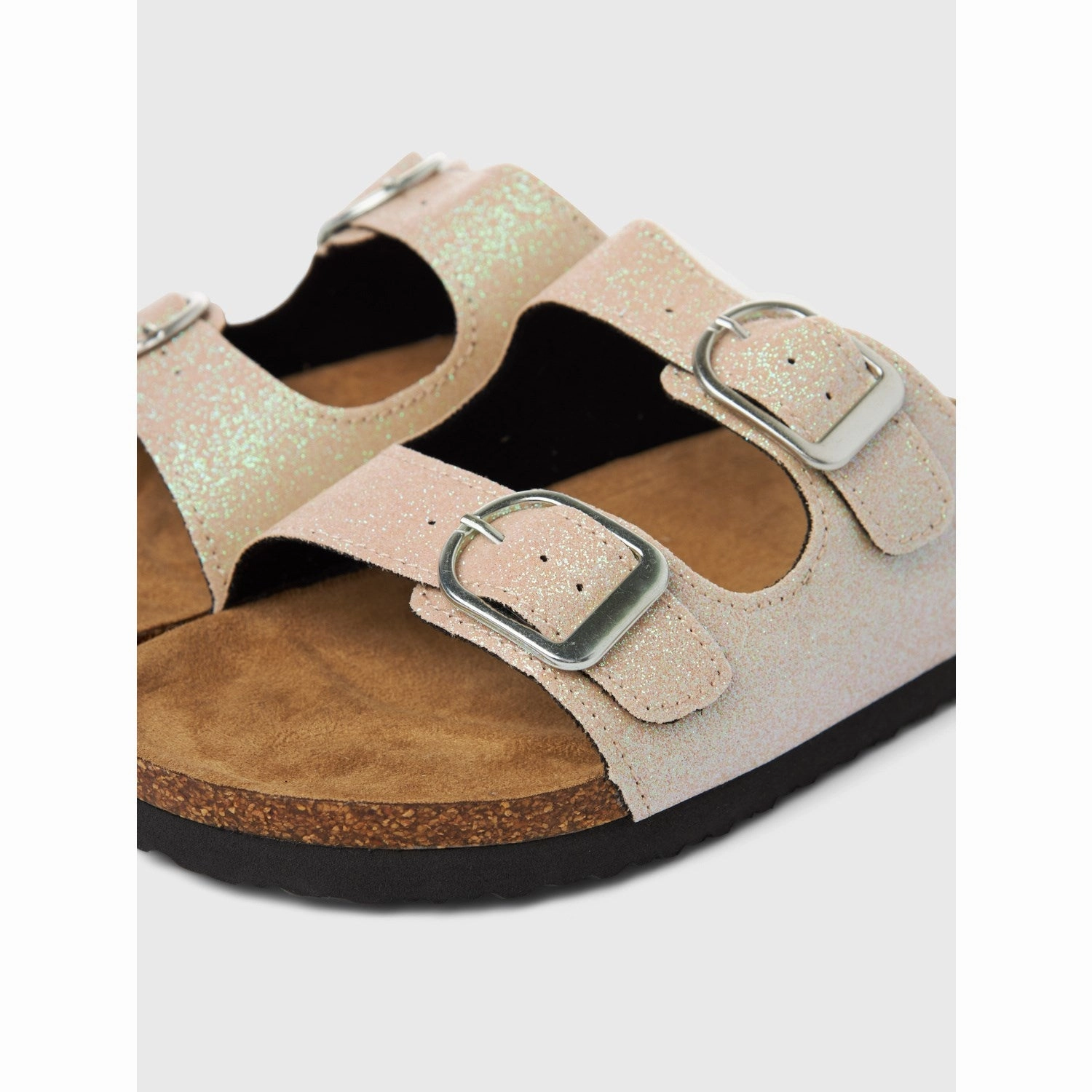 Slip-resistant Name It Cloud Dancer Small Glitter Flora Sandal