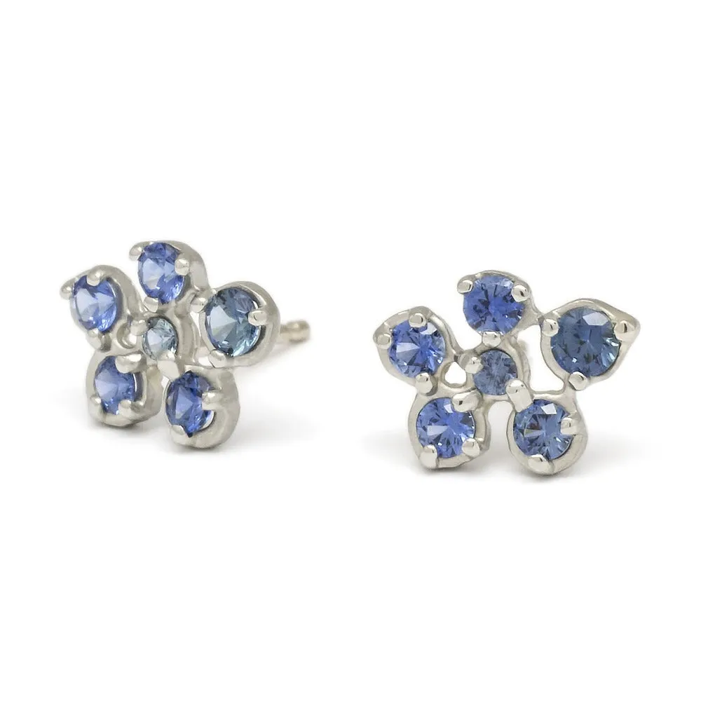 Small Flower Cluster Stud Earrings