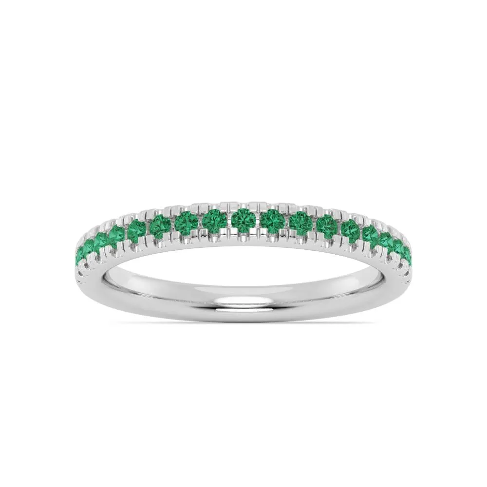 Smyth Jewelers Stackable Pav Emerald Ring